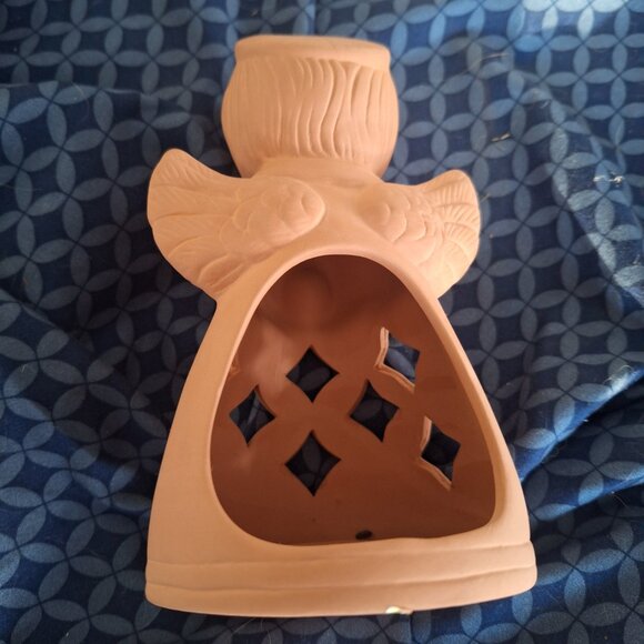 terra cotta angel votive holder - Picture 12 of 13